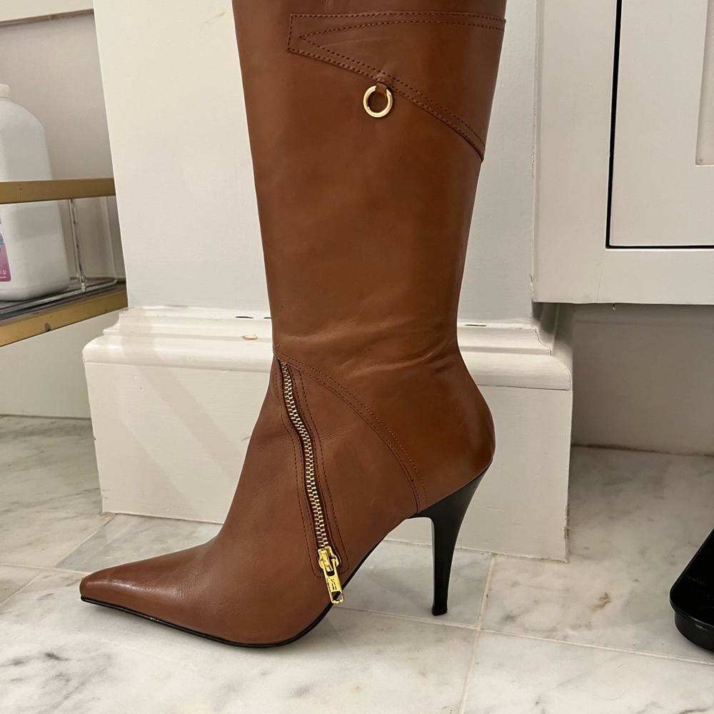 Charles By Charles David Tan Heeled Boots